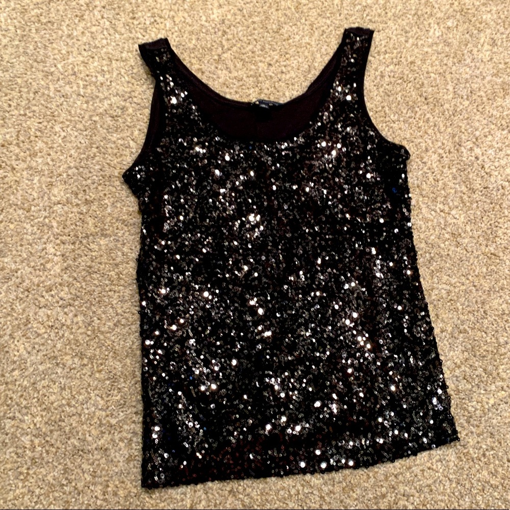 Banana Republic sequined tank top